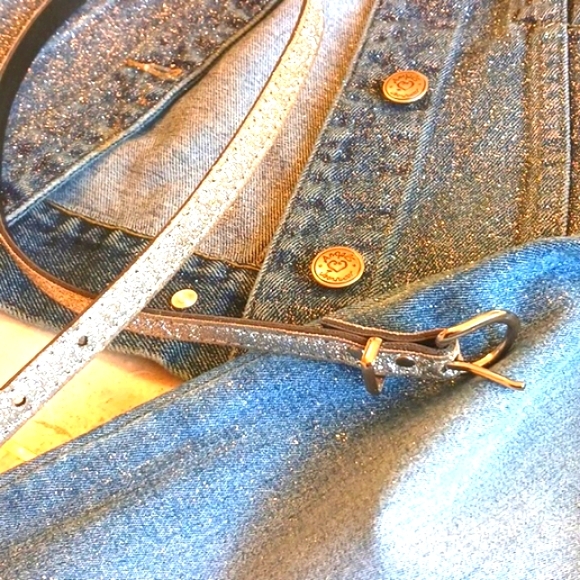 Vintage denim jacket & pants/belt set. Brand- Angel's.. New,see description - Picture 6 of 15